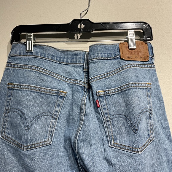 Levi's 514 Slim Straight Relaxed Fit Light Blue Jeans 32 x 27 Vintage Fit Jeans - Picture 7 of 10